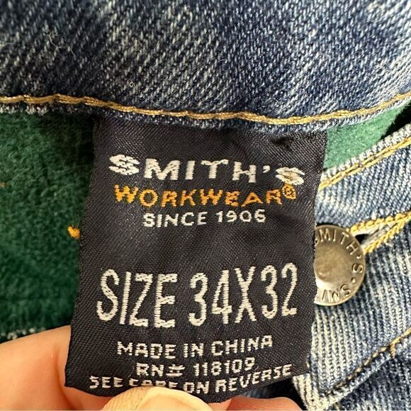Smith’s workwear men’s jeans size 34X32 - Picture 4 of 6